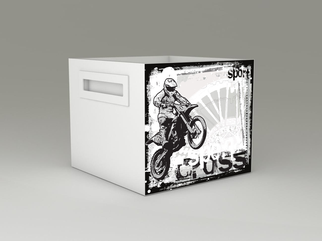 Becks lon box na hraky Motocross